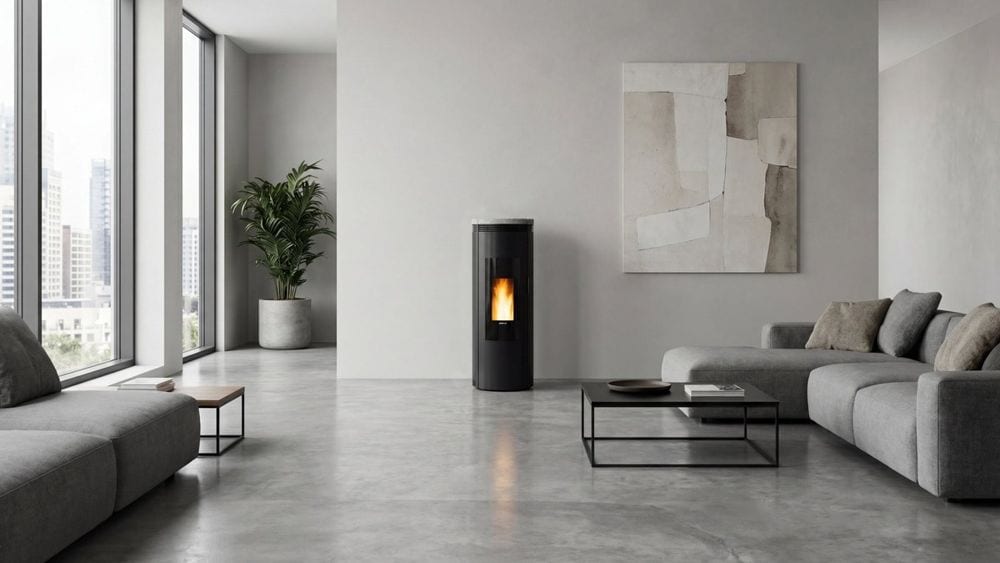 Amika Petra AD von Extraflame im Wohnraum