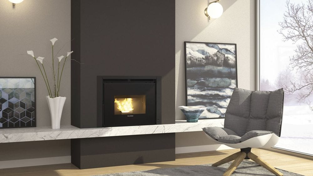 Comfort P70 Air von Extraflame im Wohnraum