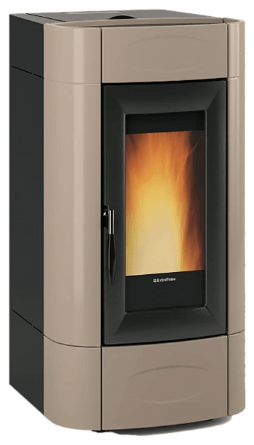 Isidora Idro H16 5.0 Evo von Extraflame in Glänzend Taupe, freigestellt