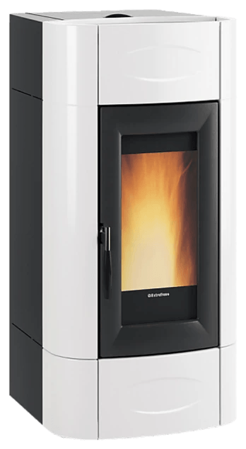 Isidora Idro H23 5.0 Evo von Extraflame in Weiss, freigestellt