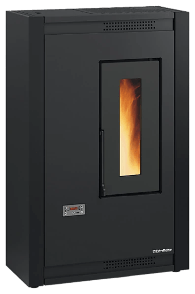 Luisella 5.0 von Extraflame in Schwarz, freigestellt