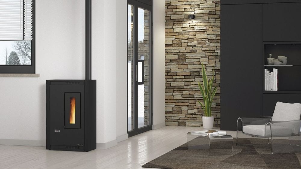 Luisella 5.0 von Extraflame im Wohnraum