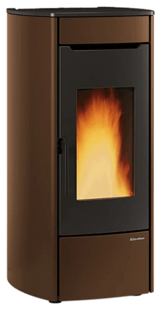Marina Idro H13 von Extraflame in Bronze, freigestellt