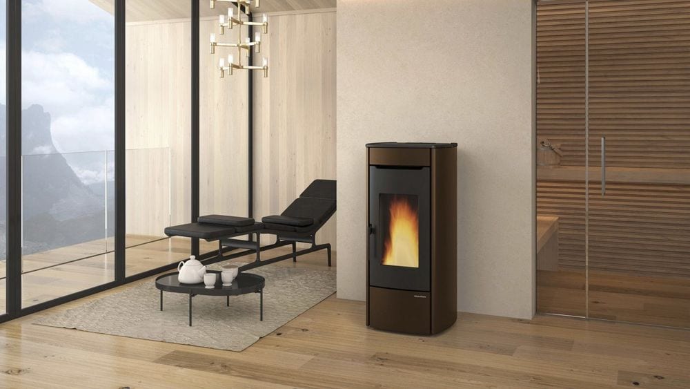 Marina Idro H13 von Extraflame im Wohnraum