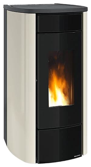 Miriana Idro H16 von Extraflame in Elfenbein, freigestellt
