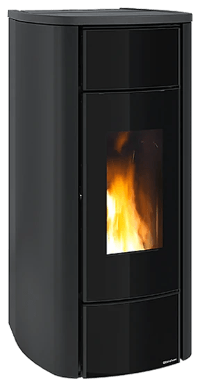 Miriana Idro H23 von Extraflame in Schwarz, freigestellt