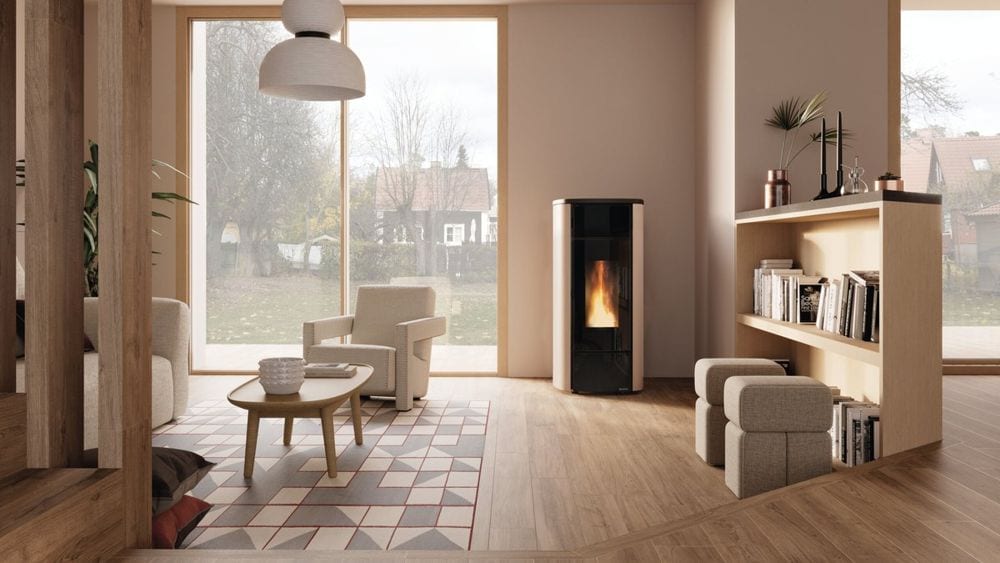 Miriana Idro H23 von Extraflame im Wohnraum