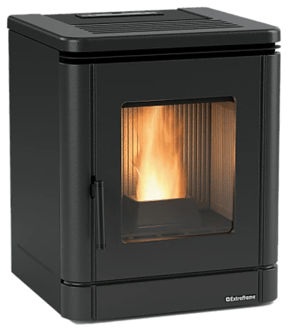 Peggy von Extraflame in Schwarz, freigestellt