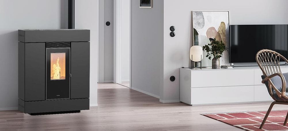 Espa Stahl Airplus von Nordic Fire im Wohnraum