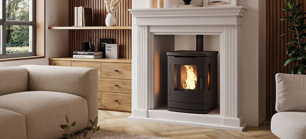 Fenna Petite von Nordic Fire im Wohnraum