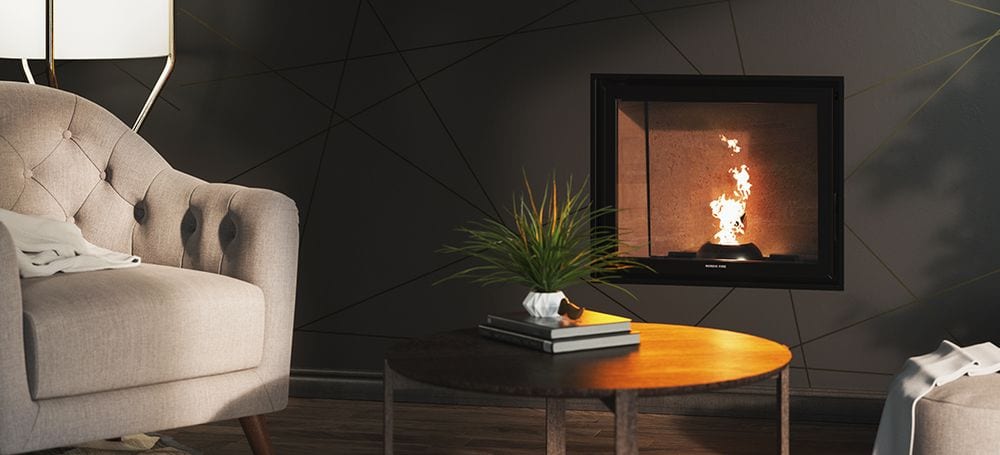 HRV Sienna von Nordic Fire im Wohnraum
