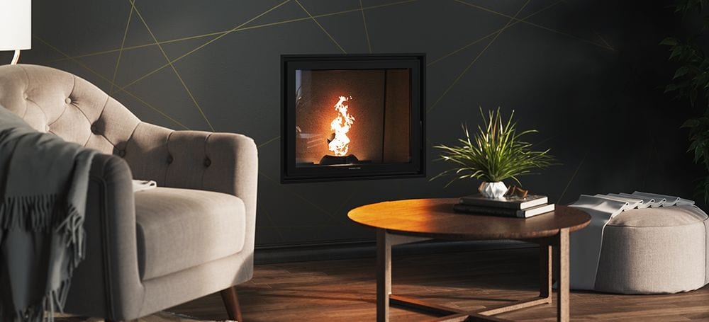 HRV Sienna von Nordic Fire im Wohnraum