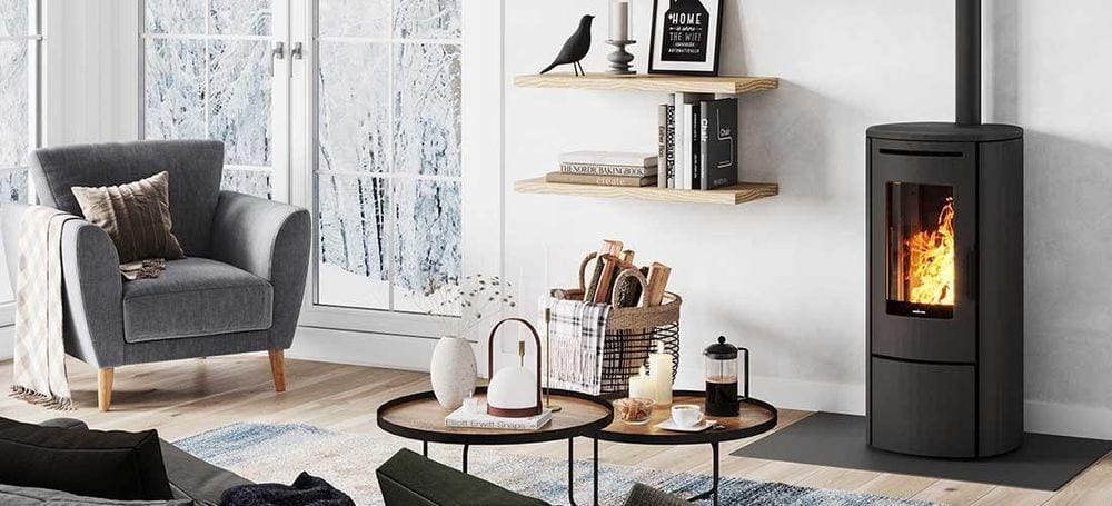 Store von Nordic Fire im Wohnraum