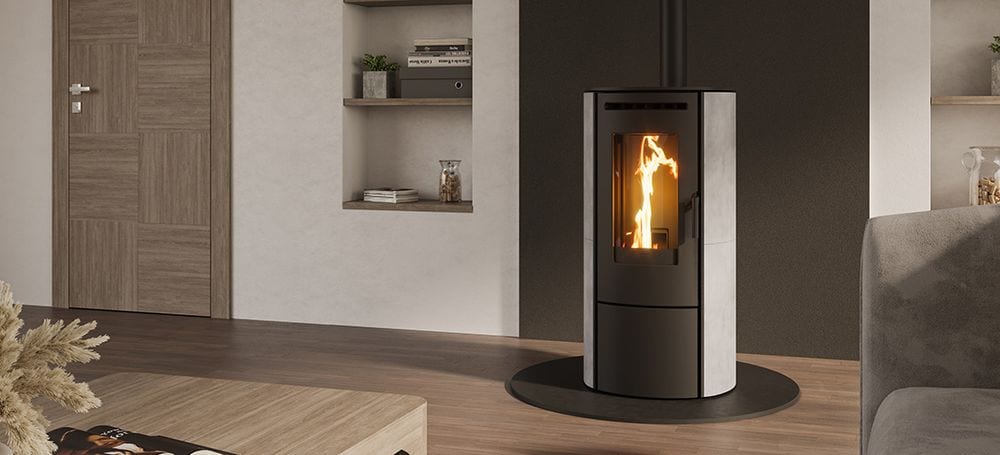 Store Speckstein von Nordic Fire im Wohnraum